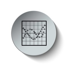 Graph icon. Diagram. Chart. Business graph. Business and Finance