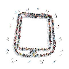 group  people  shape  smartphone
