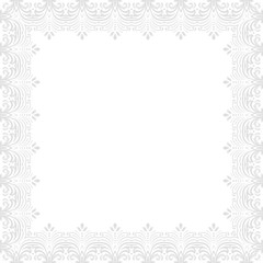 Floral Vector Fine Frame
