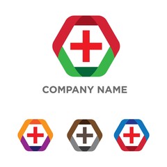 Obraz premium Medical Medicine Medic Hospital logo icon vector