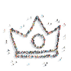 people  shape  crown cartoon