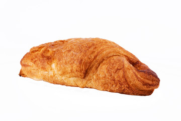 Puff pastry isolate on white