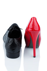 High Heels und Herrenschuh