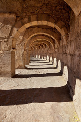 Galery at Aspendos in Antalya, Turkey
