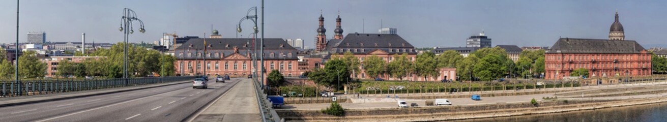 Fototapeta na wymiar Mainz Panorama