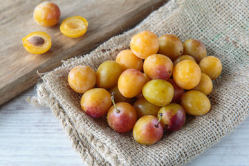 Mirabelle plums