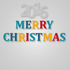 Happy new year 2016  greeting card design