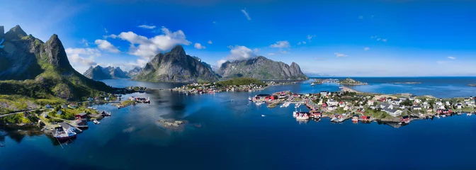 Fototapete Reinefjorden Malerisches Norwegen