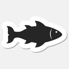 Fish sticker 