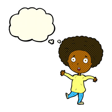 recommend clip art: cartoon startled person with thought bubble