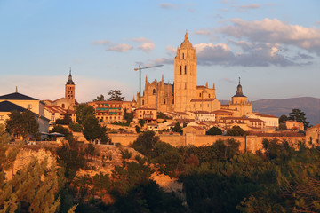Fototapeta premium Panoramic view of a european town