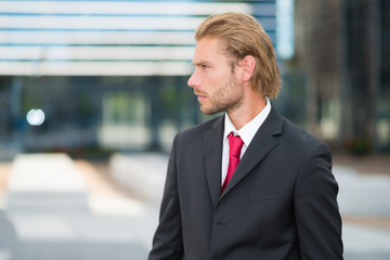 Fototapeta premium Handsome businessman portrait