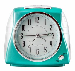 alarm clock isolated on a white background