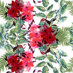 Summer Flower seamless pattern - 91822540