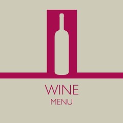 Vector Illustration of Wine Design Template