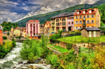 The Lauze river in Ax-les-Thermes - France, Midi-Pyrenees