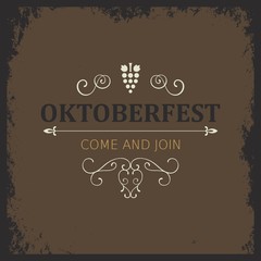 Vector Illustration of an Oktoberfest Background
