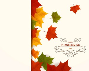 Vector Illustration of a Thanksgiving Design