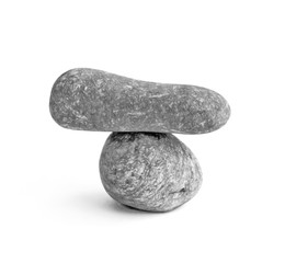 Fototapeta na wymiar stone balance - illustration based on own photo image