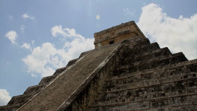 Kukulkan Pyramid at Chichen Itza.