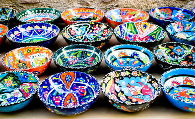 Fototapeta na wymiar Turkish bowls