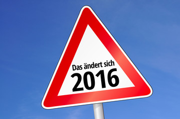Das ändert sich 2016