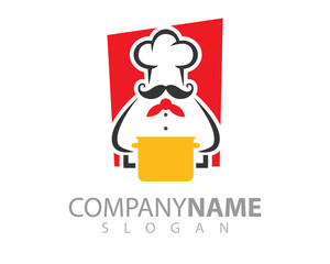 Food logo - cooking logo - restaurant logo - chef logo