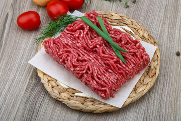 Raw minced meat