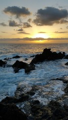 Amanecer en la costa