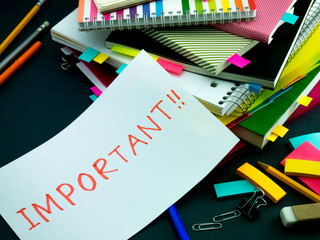 Somebody Left the Message on Your Working Desk;