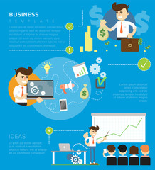 Business template infographic