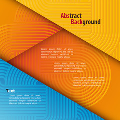 Abstract Background with Rounded Pattern