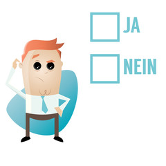 retro business mann lustig