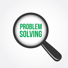Problem Solving Magnifying Glass