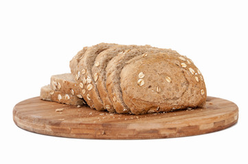 Black Healthy bread with seeds