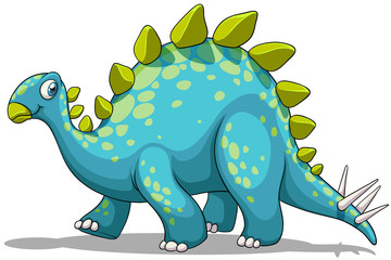 Blue and green dinosaur