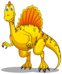 Dinosaur with spikes on the back