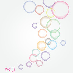 Watercolor abstract background. Vector