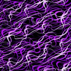 Seamless texture with horizontal waves. Vector background.