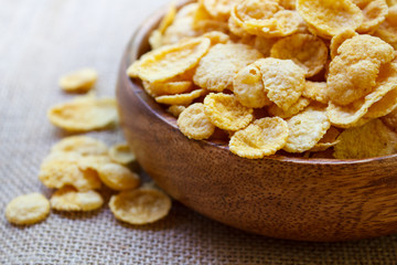Fresh cereal cornflakes.