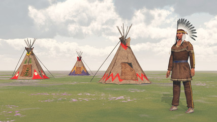 Indianerlager © Michael Rosskothen