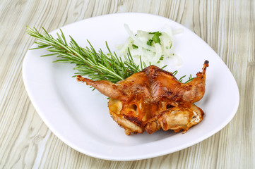 Grilled quail