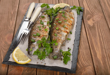 Grilled trout