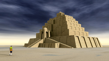 Ziggurat - obrazy, fototapety, plakaty