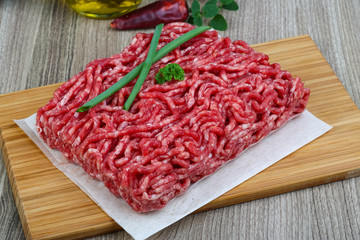 Minced beef