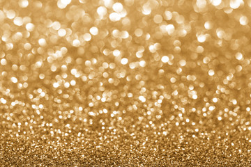 Golden glitter