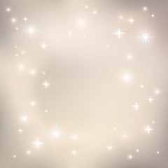 Holiday background with stars.Invitation or greeting card design. Place for text.Vector illustration