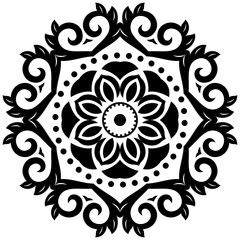 Oriental Abstract Vector Pattern
