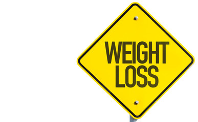 Weight Loss sign isolated on white background