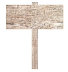 wooden sign